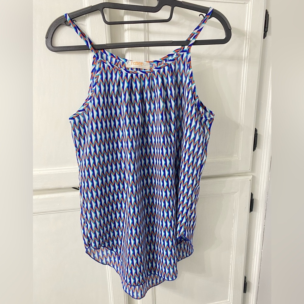 Renee C. Spaghetti strap blouse